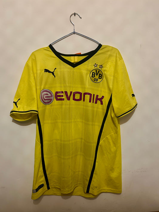 Lewandowski No9 - Dortmund Home Jersey 2013/2014 (L) 9/10