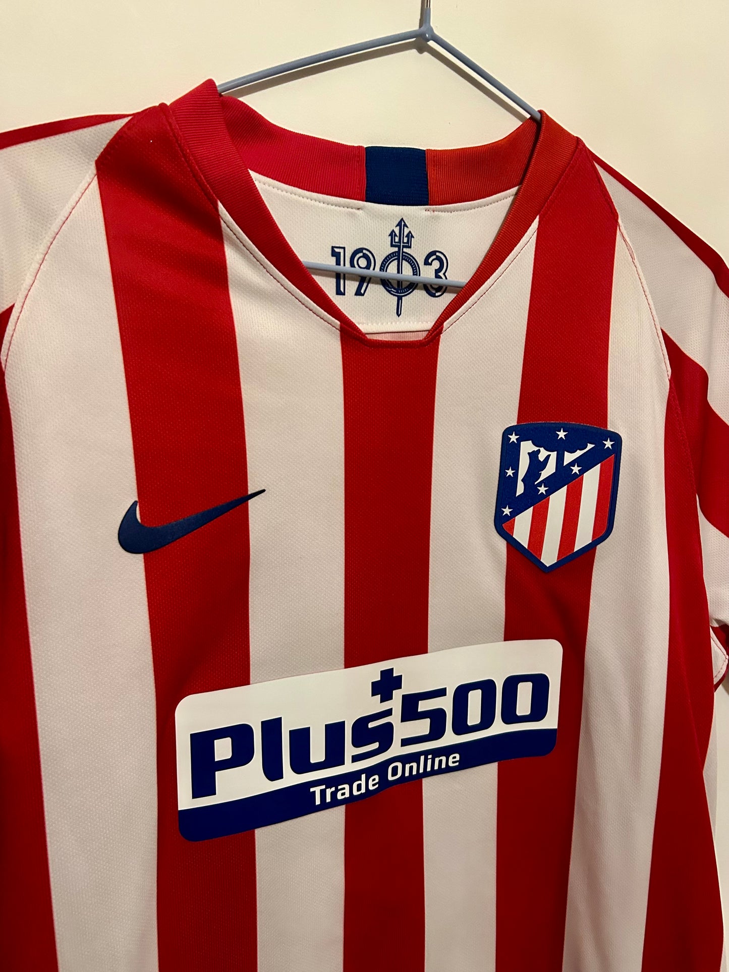 Joao Felix No7 - Athletico Madrid Home Jersey 2019-2020 (M) 10/10