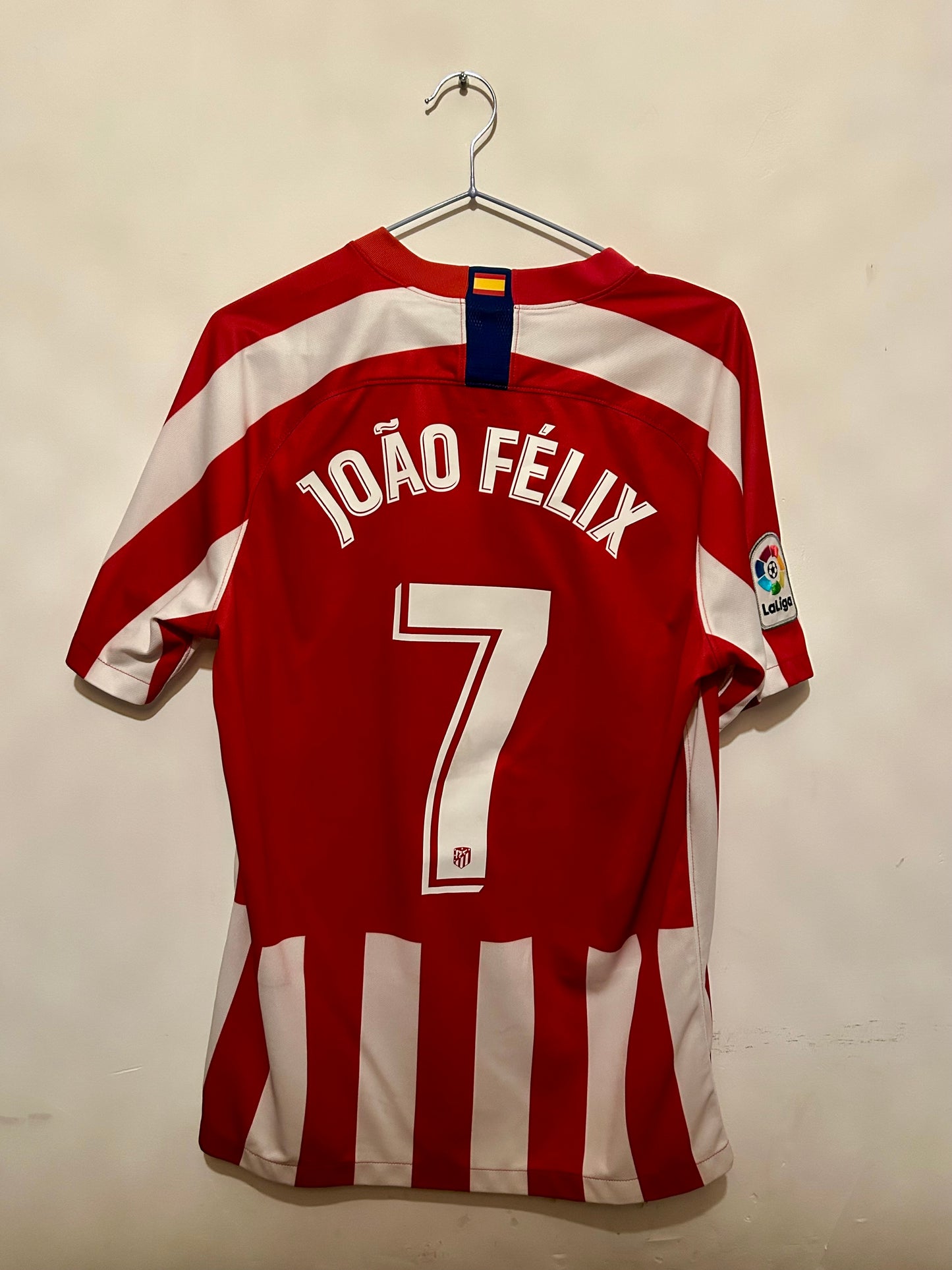 Joao Felix No7 - Athletico Madrid Home Jersey 2019-2020 (M) 10/10