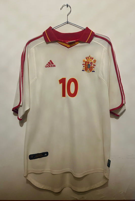 Raul No 10 - Spain 2000 Away Jersey (M) 9/10
