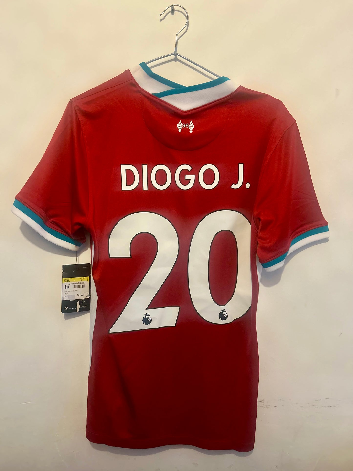 Diogo Jota No20 - Liverpool Home Jersey 2020-21 (S) BNWT